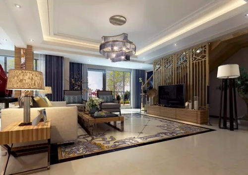 傲景苑270㎡現(xiàn)代簡(jiǎn)約別墅豪宅裝修實(shí)景圖賞析