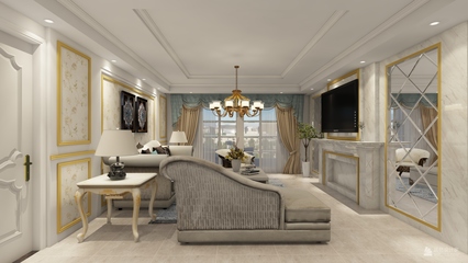 歐式華宅，典雅綻放——武頤家園219平米四居室室內(nèi)裝飾設計